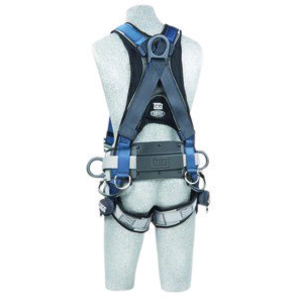 3M DBI-SALA X-Large ExoFit Full Body/Vest Style Harness With Front, Back And Side D-Ring, Quick Connect Leg Strap Buckle, Sewn-in Hip Pad And Belt With Tool Loops