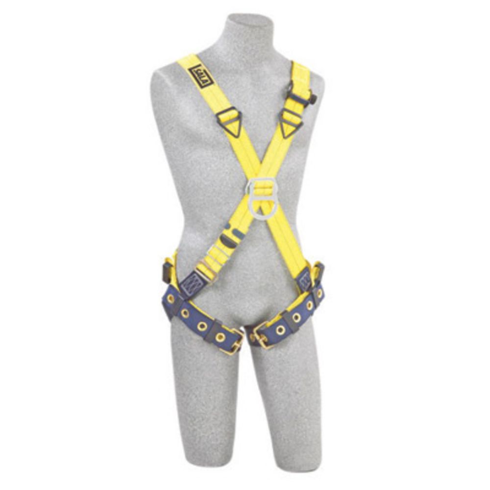 3M DBI-SALA X-Small Delta No-Tangle Cross Over/Full Body Style Harness With Back And Front D-Ring And Tongue Leg Strap Buckle