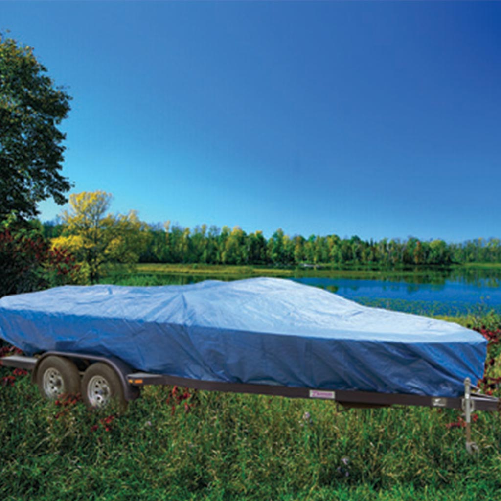 Boat Cover Tarp ƒ??Heavyweight -10' X 20' - Blue