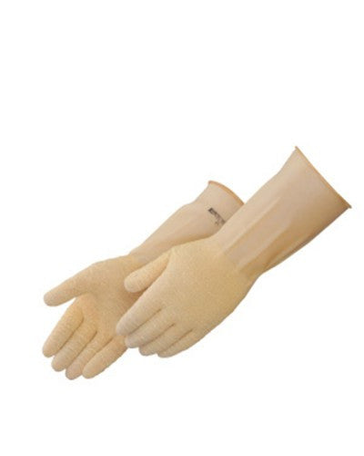 Natural latex canners - crinkle finish  Gloves - Dozen