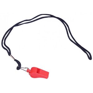 Stansport 233 Plastic Whistle with Lanyard