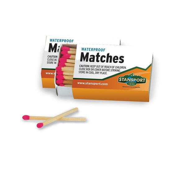 Waterproof Matches ƒ?? 2 Per Pkg