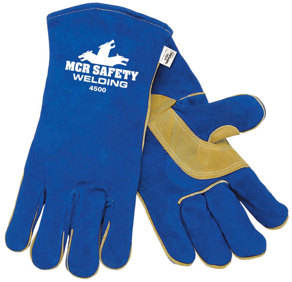 MCR Safety Blue, Select Leather Large Welders