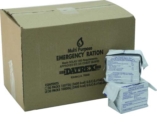 Datrex 2400 Emergency Food Bar - Case of 30 Emergency Rations
