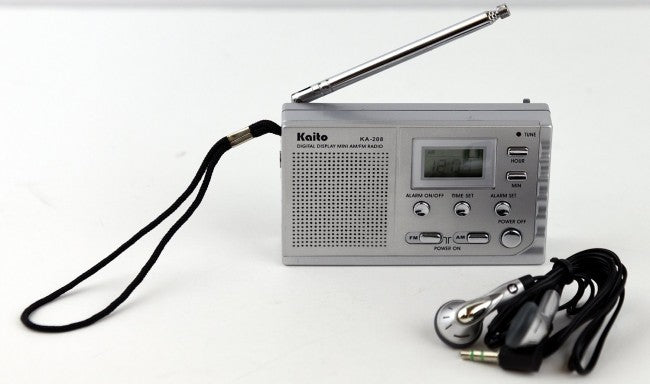 Kaito KA208 Mini size AM/ FM radio with LCD digital display