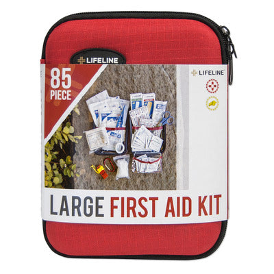 Lifeline Large Hard-Shell Foam First Aid Kit - 85 Piece