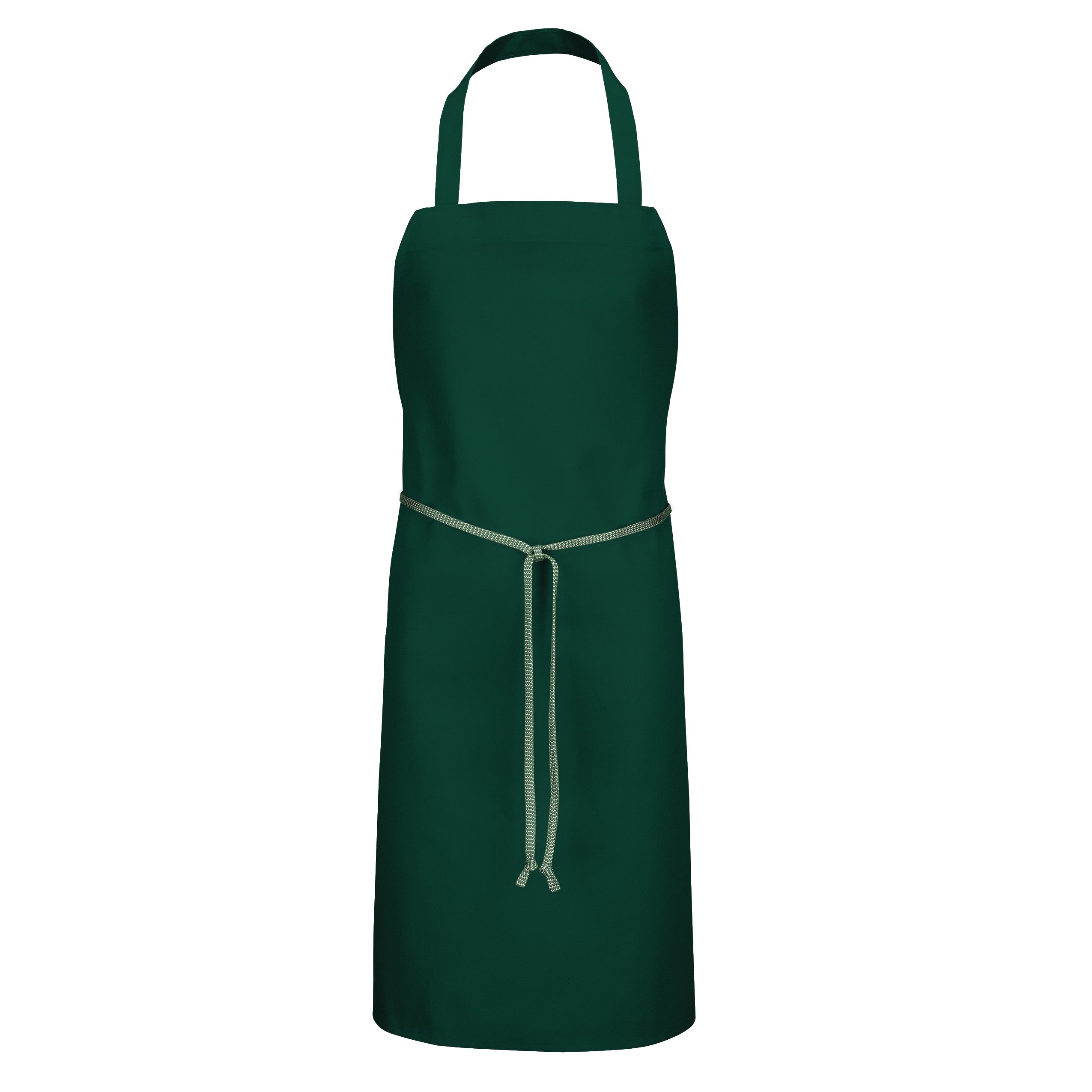 Poly-Cotton Standard Bib Apron 1430 - Hunter Green