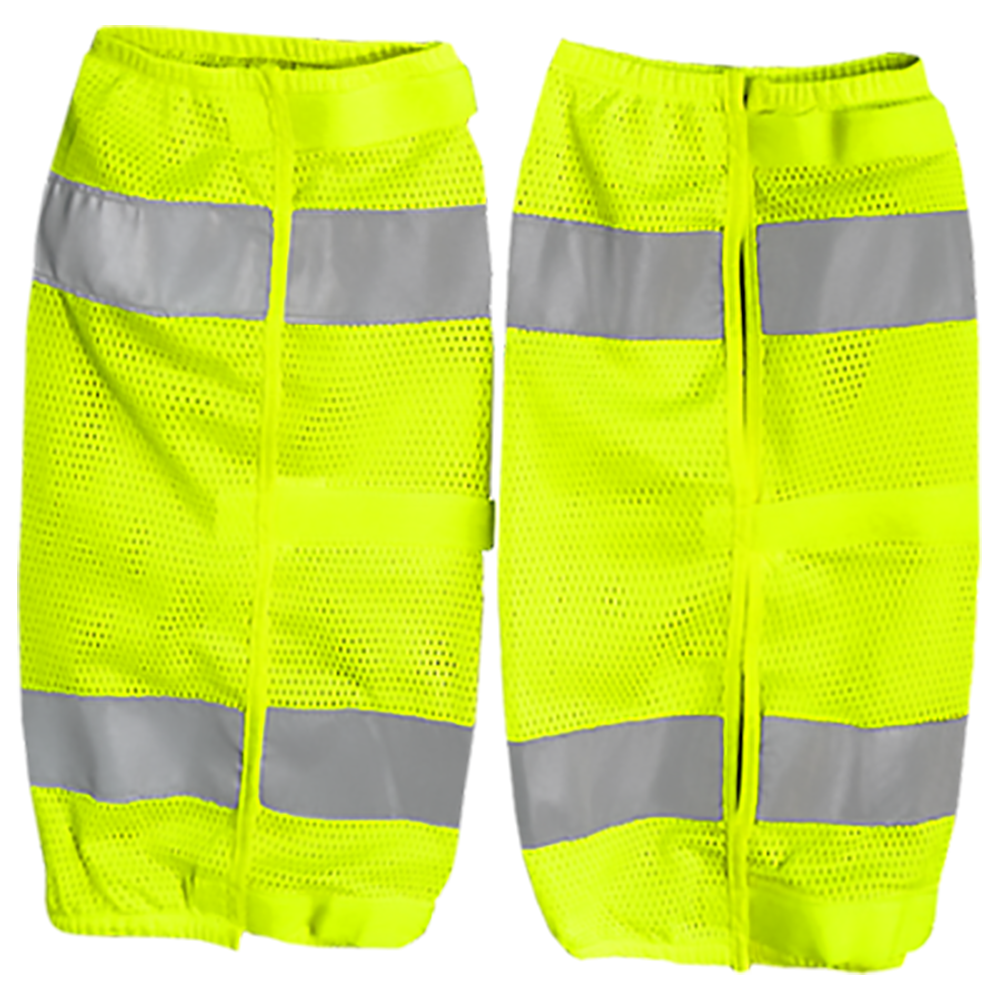 Safety Gaiters Hi Vis Leg Covers Mesh Hook & Loop