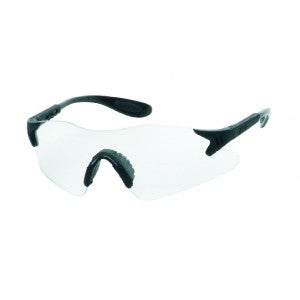 Clear Lens - Soft Non-Slip Rubber Nose Piece - Fully Adjustable Temples Safety Glasses