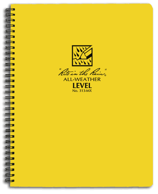 Maxi-Spiral Notebook Top and Side Spiral