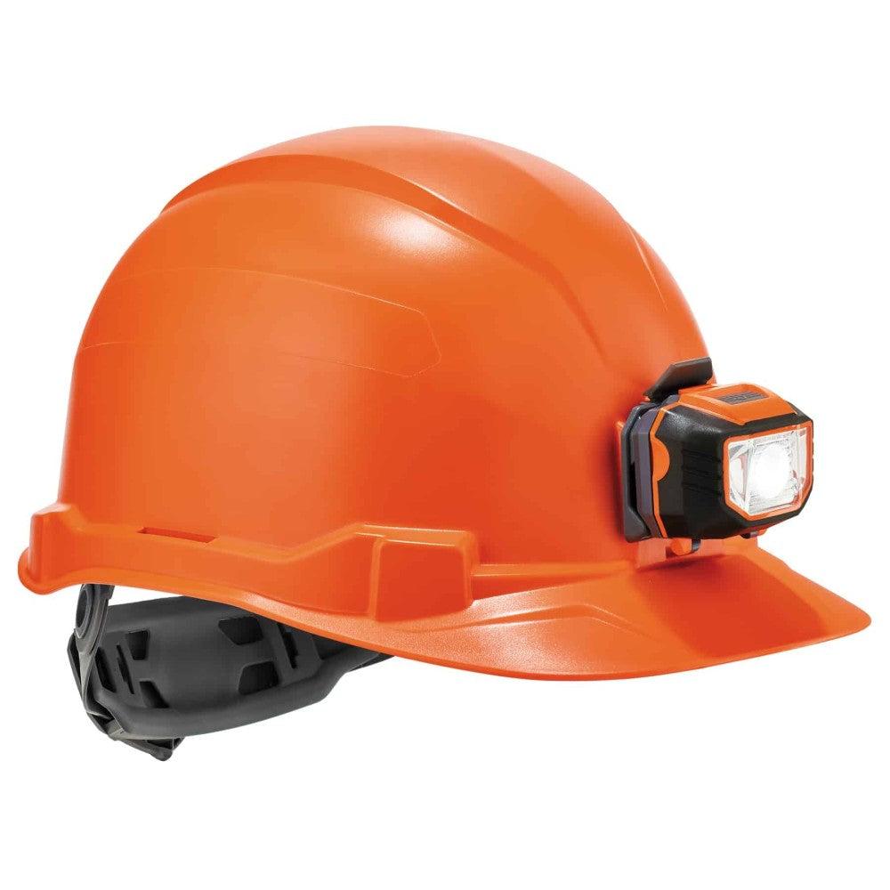 Skullerz 8970LED Class E Cap-Style Hard Hat + LED Light - Ratchet Suspension