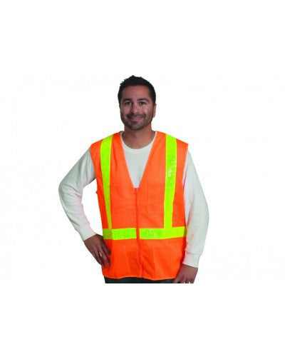 Liberty - Class 2 - Surveyors Vest (Solid Fabric With Pvc Stripes)
