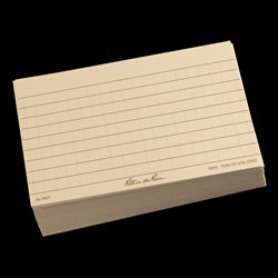 INDEX CARDS