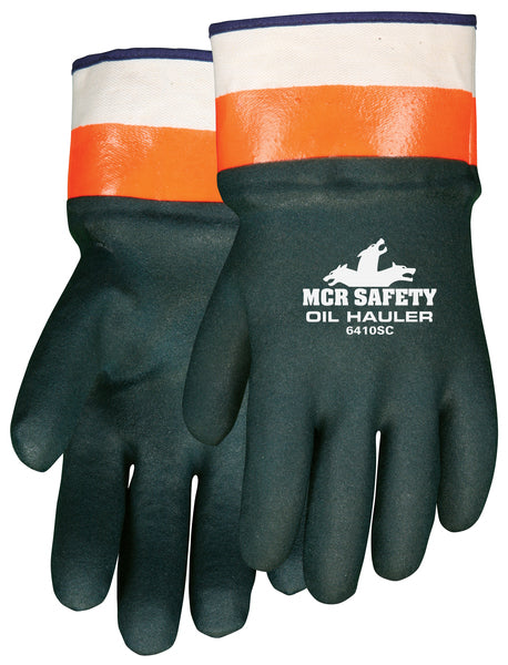MCR Safety Green/Orange Sandy PVC Safety Cuff Jsy