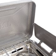 2-Burner Propane Stove with Bulk Tank Hose