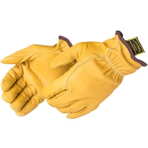 Golden goatskin leather - Twaron/Steel Gloves - Dozen