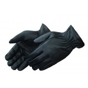 Black premium grain deerskin driver - keystone thumb Gloves - Dozen