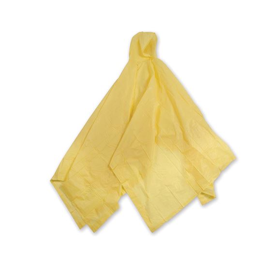 Vinyl Poncho - 70IN X 90IN - Yellow