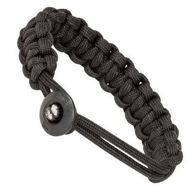 Klondike Adjustable Paracord Bracelet - Black