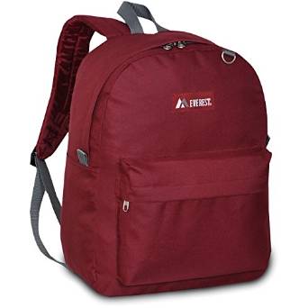 Everest Luggage Classic Backpack - Burgundy