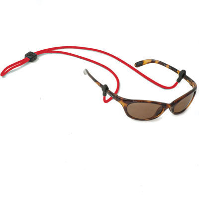 3MM Slip Fit Nylon Rope Eyewear Retainers - Red
