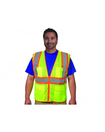 Liberty - Class 2 - Safety Vest (Two-Tone Stripes)