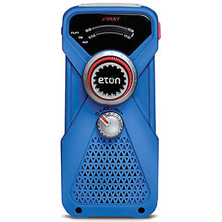 Eton - Hand turbine weather radio with LED flashlight - Blue