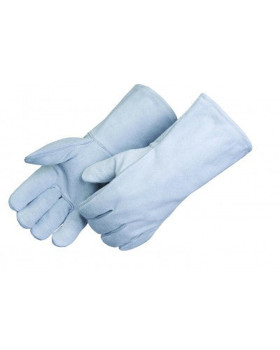 Regular shoulder grey split leather welder - Men's - Dozen