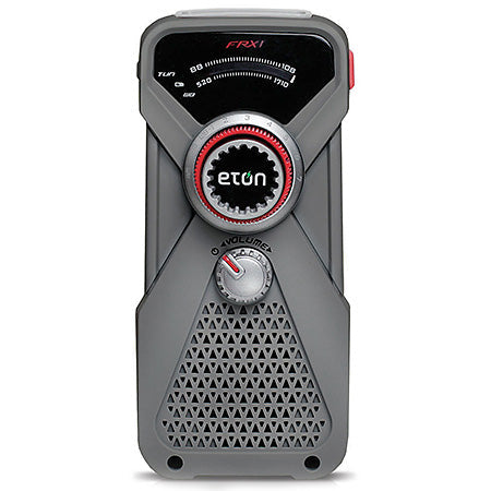 Eton - Hand turbine weather radio with LED flashlight - Grey