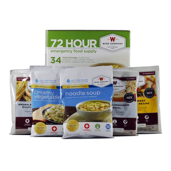 72 Hour Emergency Food Supply