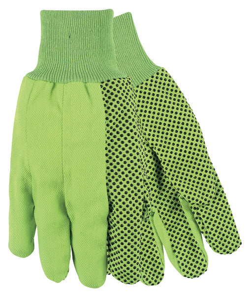 MCR Safety Large Green Canvas Dots 8 OZ 100% Cotton