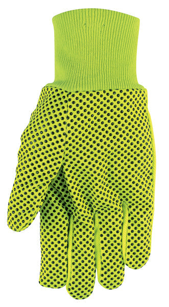 MCR Safety Large Green Canvas Dots 8 OZ 100% Cotton