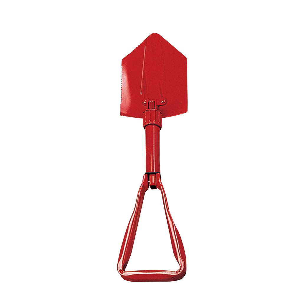 Double Folding Shovel - Red