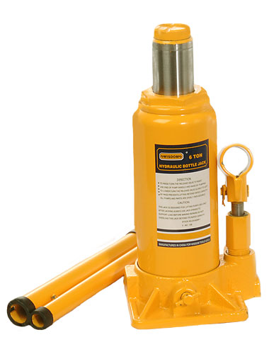 Car Jack: 6 Ton Hydraulic Bottle Auto Jack