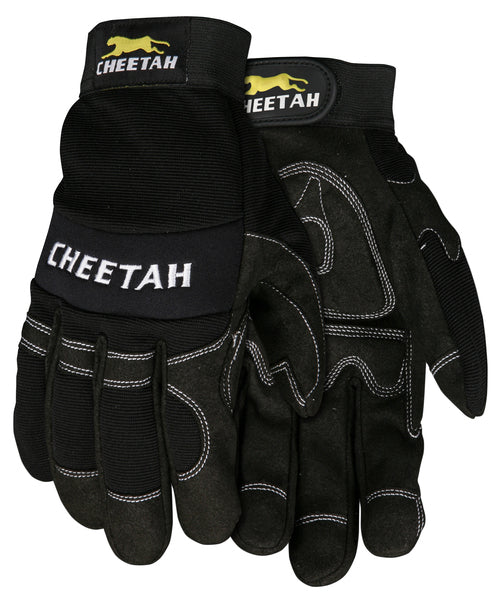 MCR Safety MCR Safety Cheetah Blk Reinforced Palm