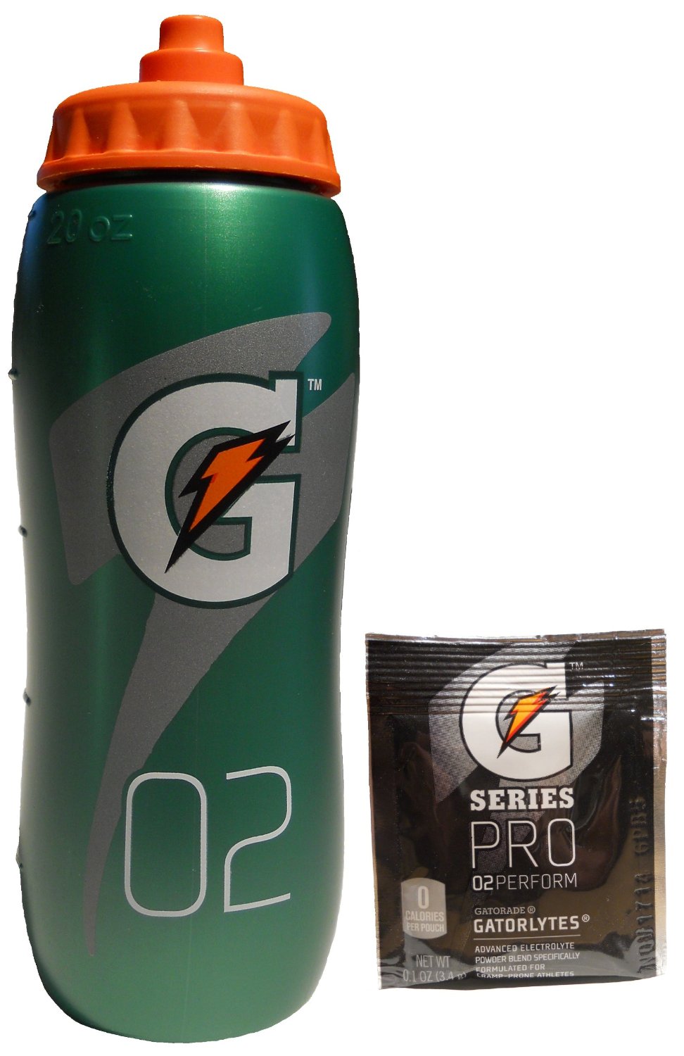 Gatorade Pro Squeeze Bottle 20oz with Sample