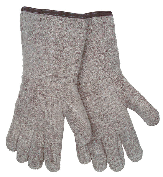 MCR Safety Brown Extra Hvy Wgt F/R Gauntlet Glove