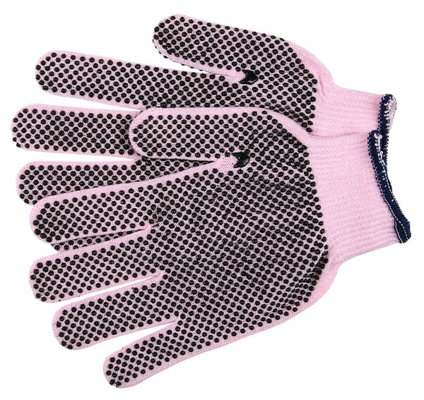 MCR Safety 13 Gauge Powder Pink- 2 Sided PVC Dot