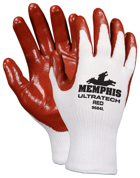 MCR Safety Ultratech Red NBR Palm 13 Gauge