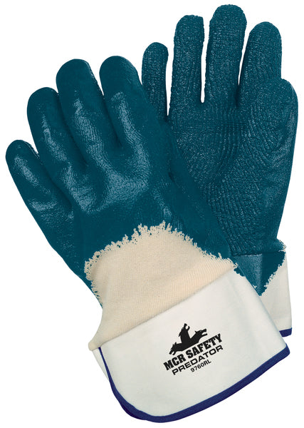 MCR Safety Predator,Palm Coated,Safety Cuff,Rough