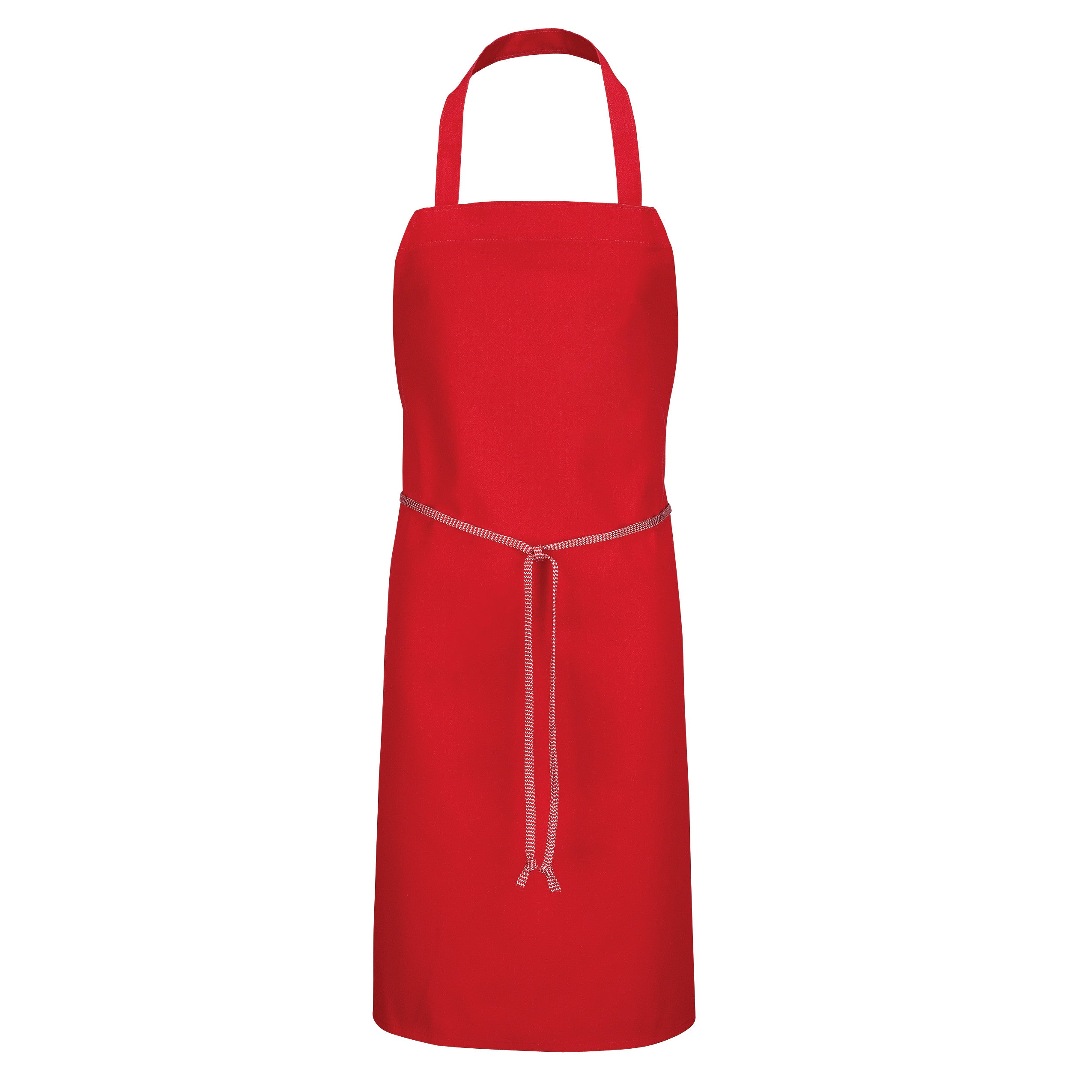 Poly-Cotton Standard Bib Apron 1430 - Red