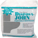 Brief Relief Disposal-John (10-Pack) Solid Waste Bags
