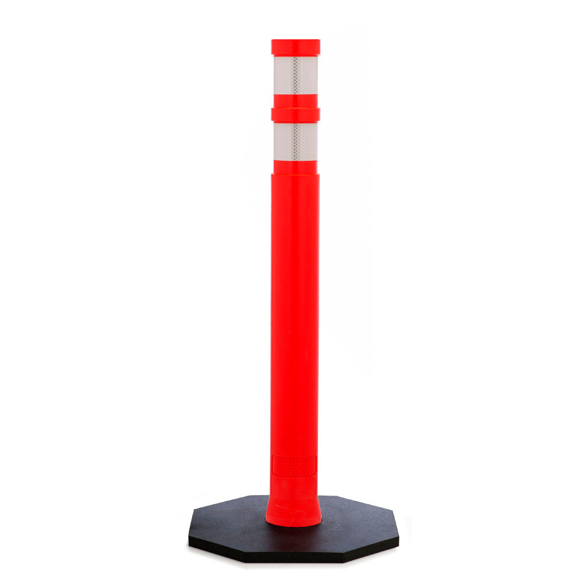 JBC™ 42" Orange LDPE Open Top Delineator (Base Sold Separately)