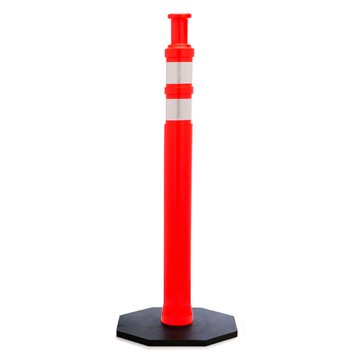JBC™ 42" Orange LDPE N Top Knob Top Delineator (Base Sold Separately)