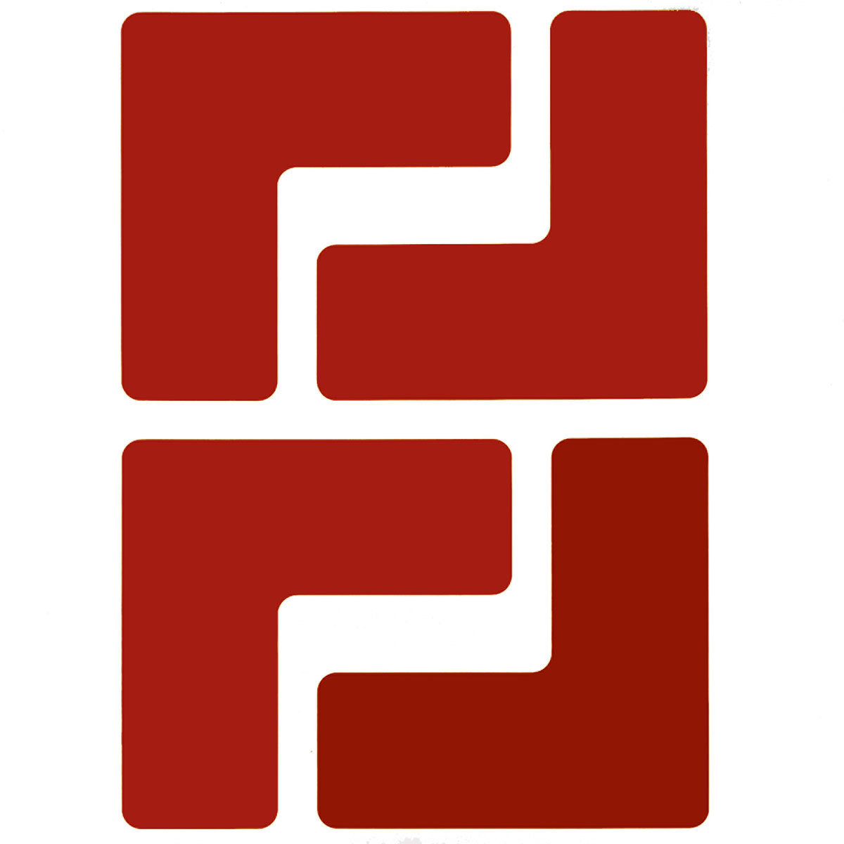 Brady® 2" Red .008" B-514 Polyester Floor Marking Tape