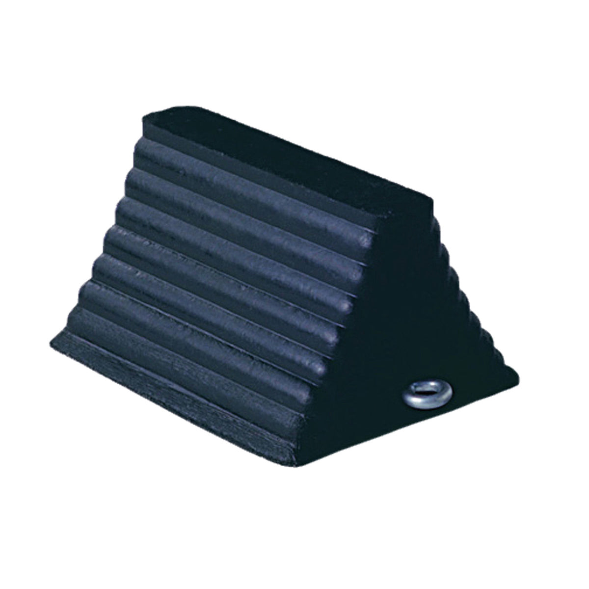 Cortina Safety Products 10" X 8" X 6" Black Rubber Wheel Chock