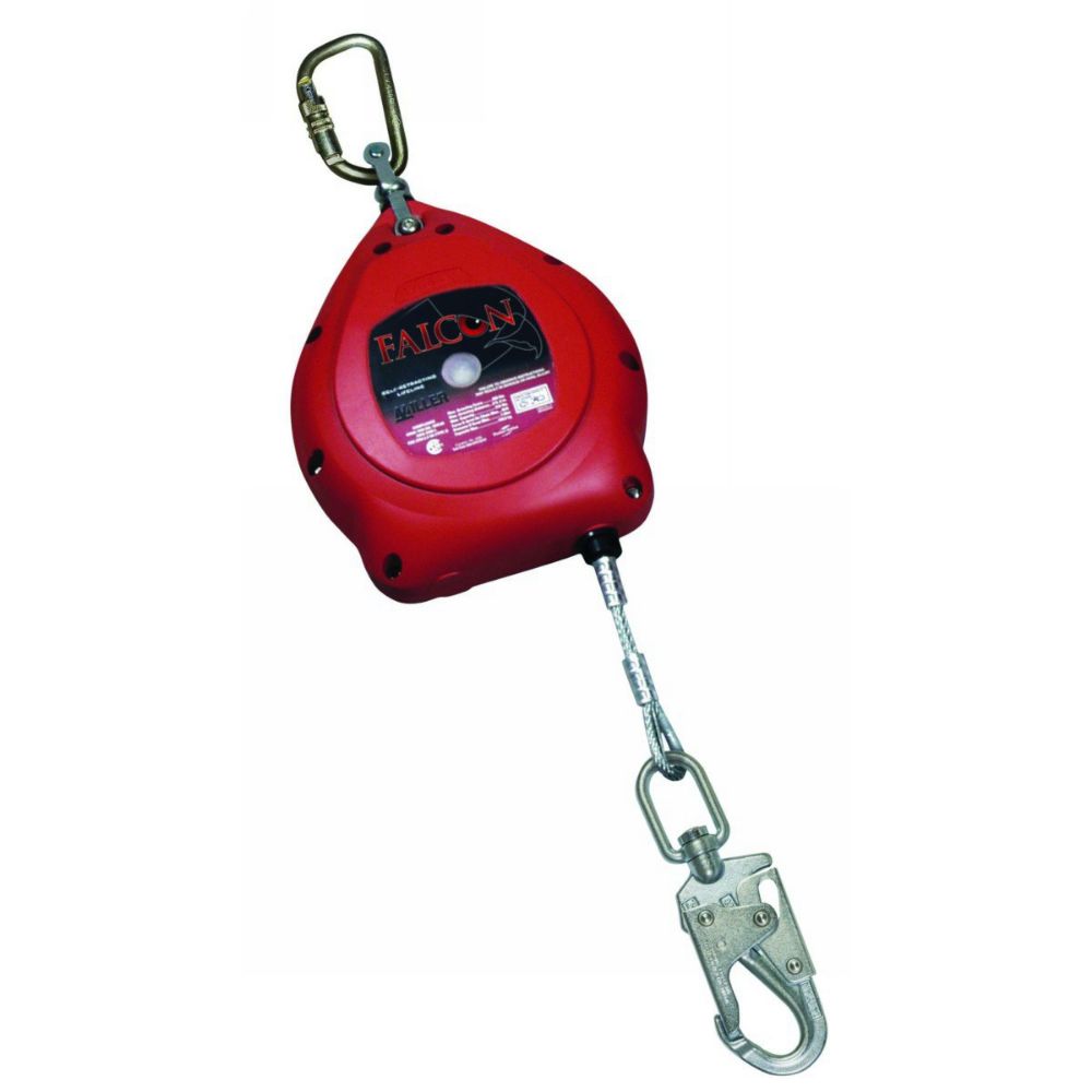 Miller Falcon 20' Galvanized Wire Rope Self-Retracting Lifeline