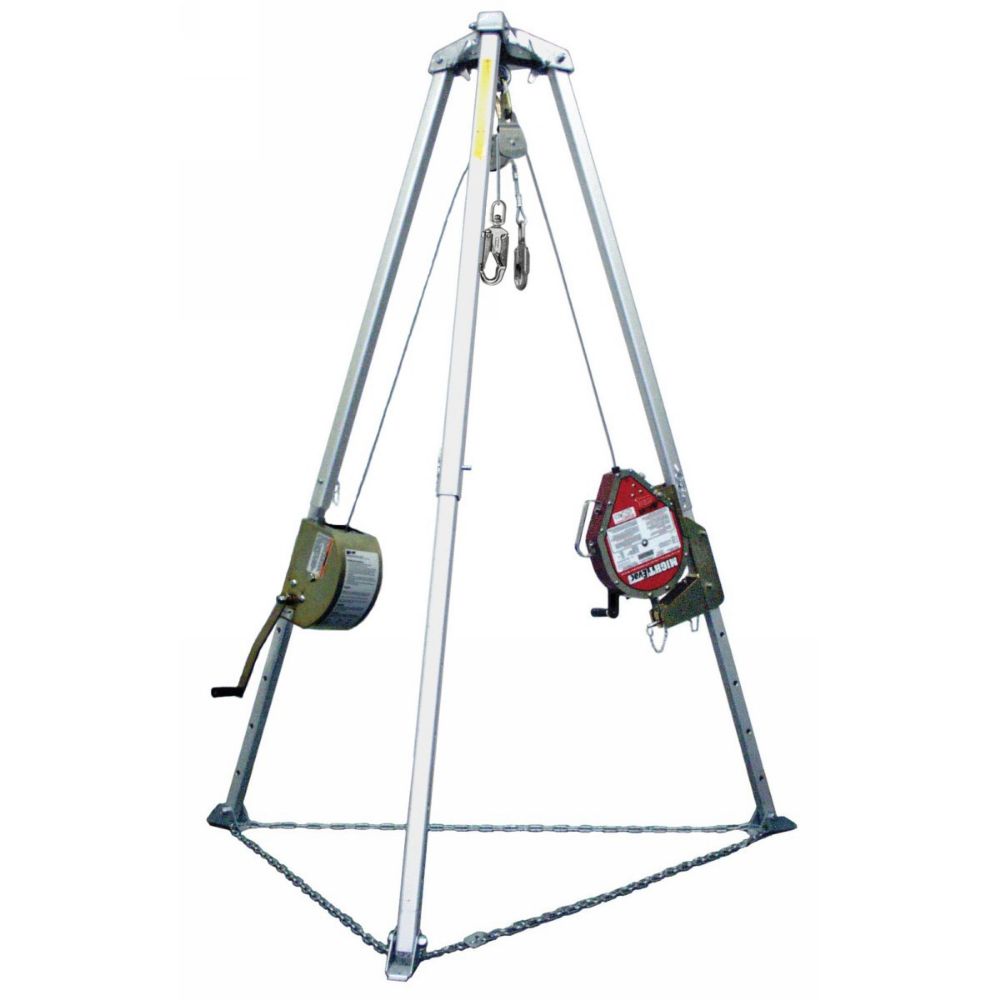 Miller MightEvac 50' Galvanized Wire Rope Self-Retracting Lifeline