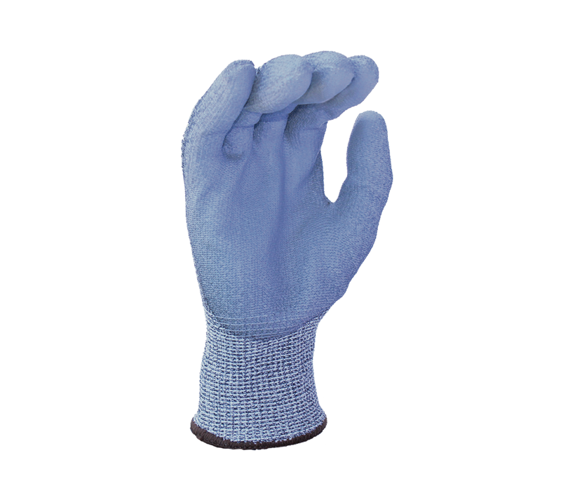 13 Gauge HPPE shell, Polyurethane Palm Coated, ANSI A4