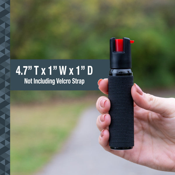 Cyclist Pepper Spray with Adjustable Bike Strap